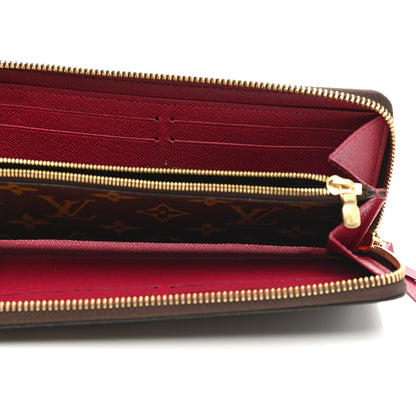 Louis Vuitton Monogram Clemence Wallet Fuchsia 5 of 7