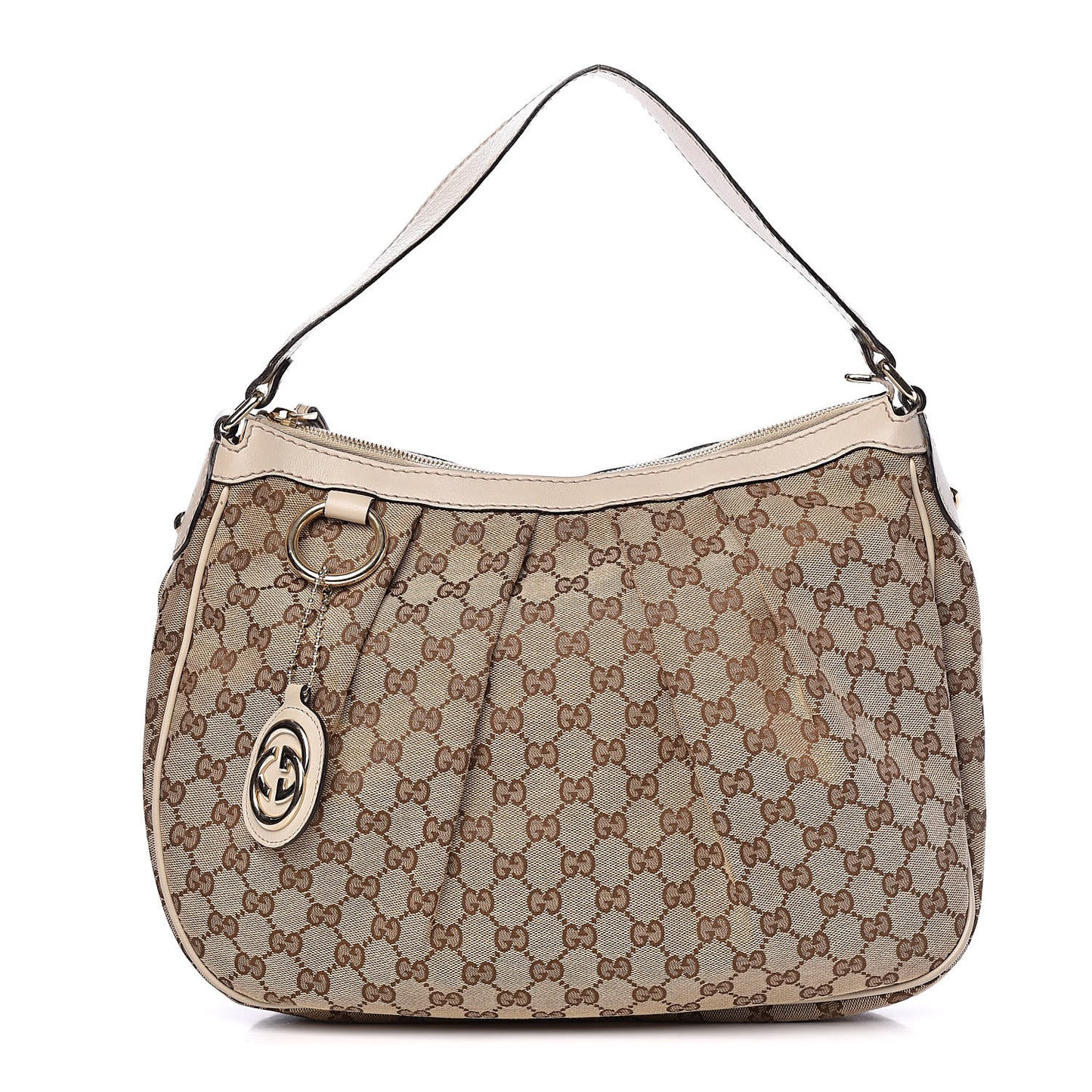 Monogram Medium Sukey Hobo Off White