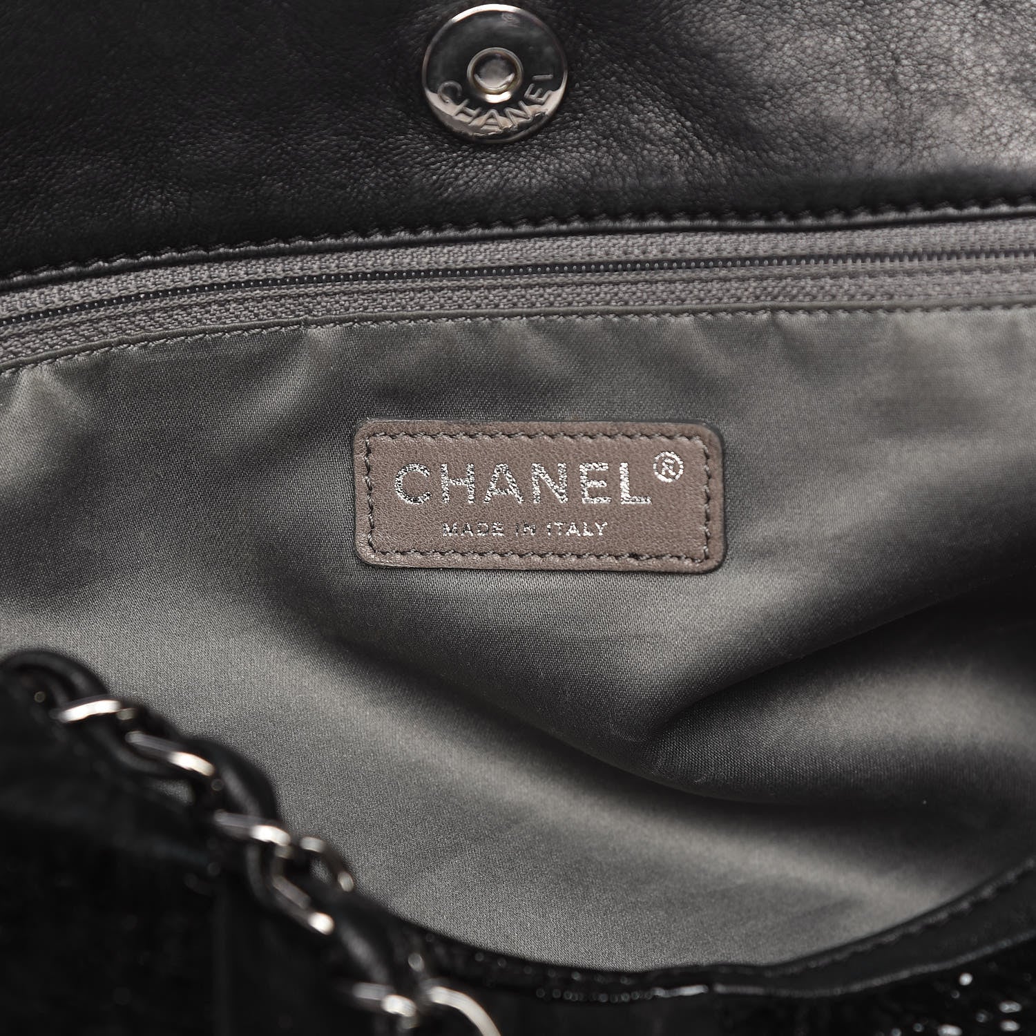 Chanel Patent Patchwork Large Brooklyn Tote Black 6 of 15