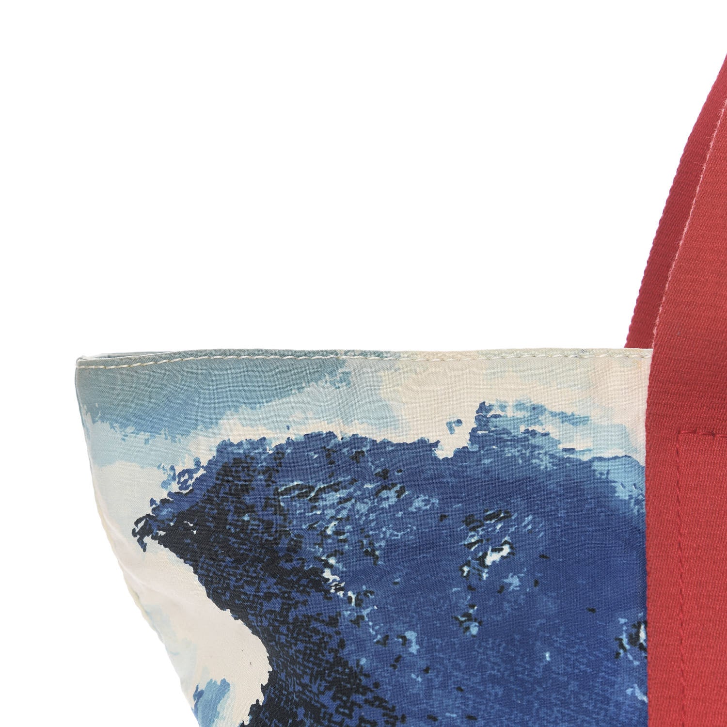 Chanel Canvas Surf Tote Red Blue 16 of 25