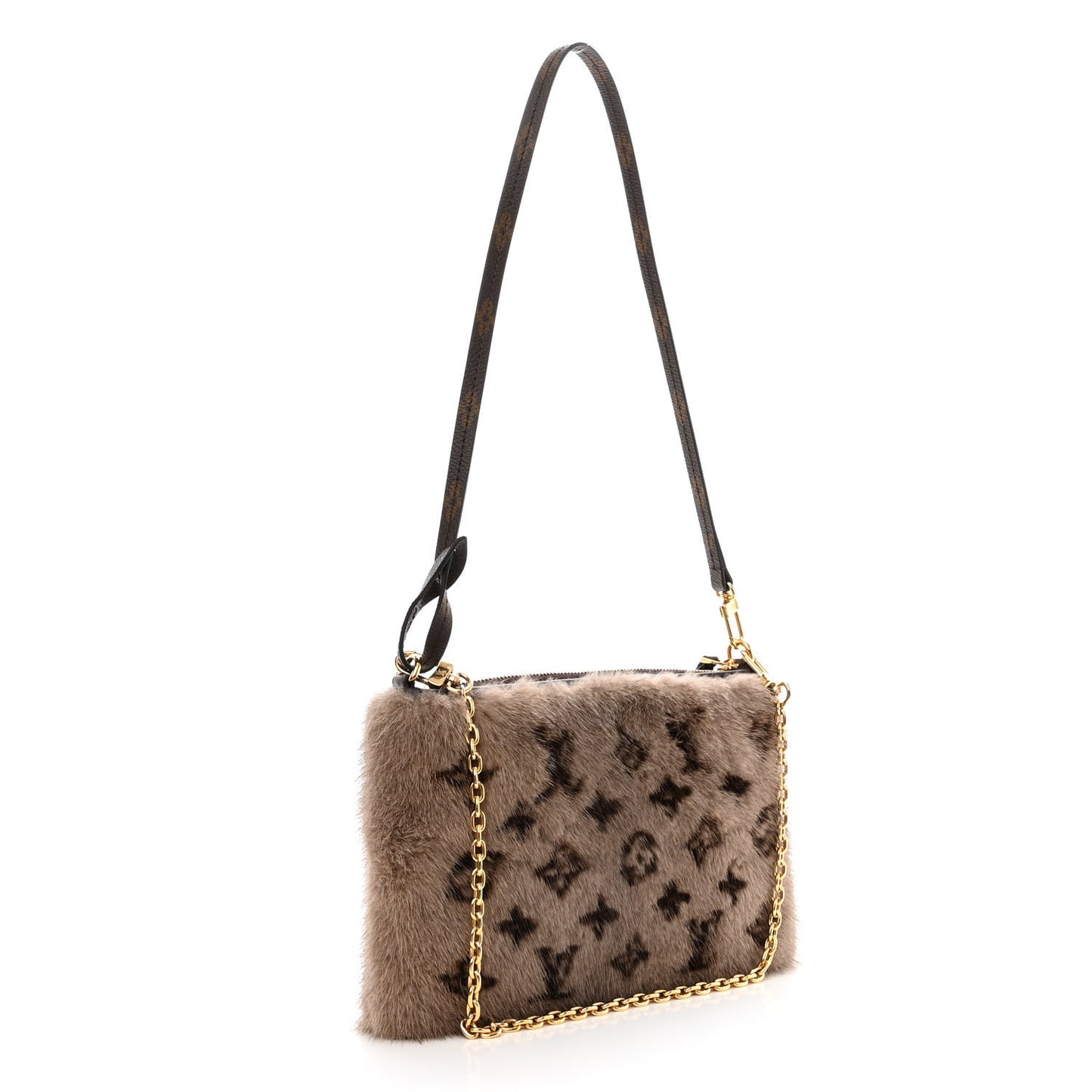 Monogram Mink Neo Pochette Milla Vision Brown