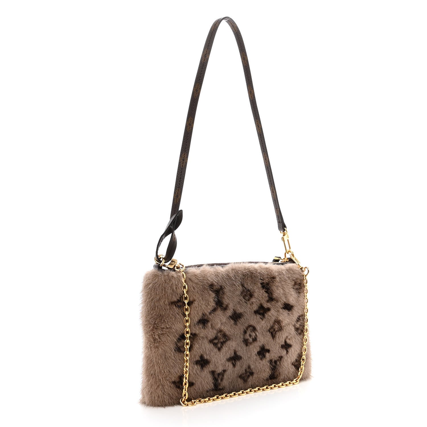 Louis Vuitton Monogram Mink Neo Pochette Milla Vision Brown 3 of 10