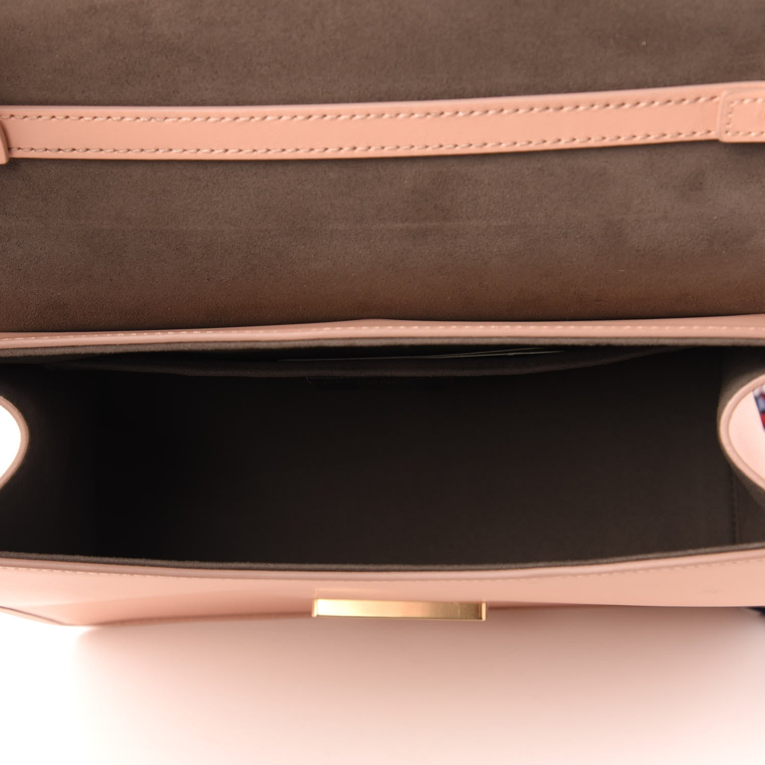 Fendi Vitello Century F is Fendi Kan I Shoulder Bag Baby Pink Black 6 of 11