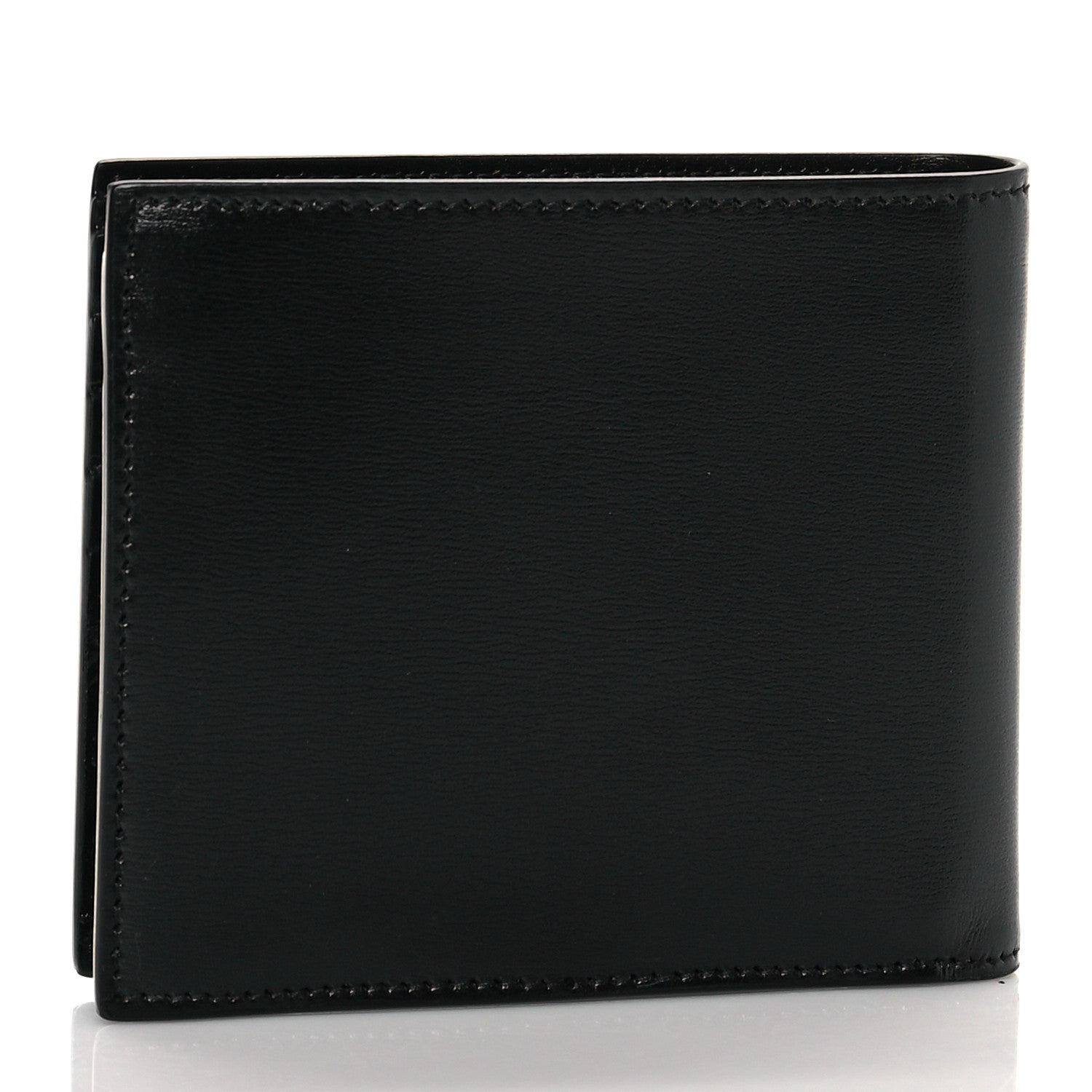 Saint Laurent Shiny Calfskin Tiny Bi-Wallet Black 3 of 8