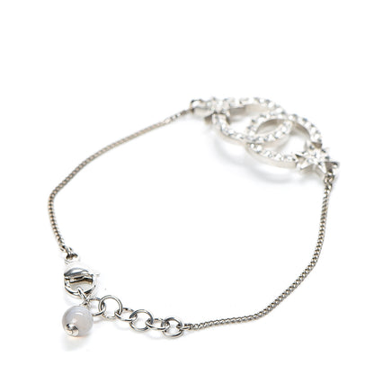 Chanel Crystal CC Star Bracelet Silver 3 of 5