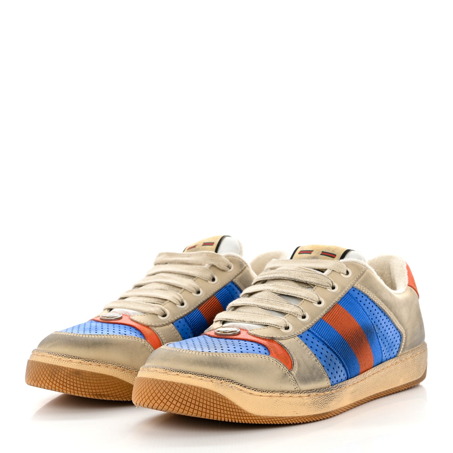 Nubuck Web Mens Screener Sneakers 8 Dusty Milk Bright Splash Dusty Orange