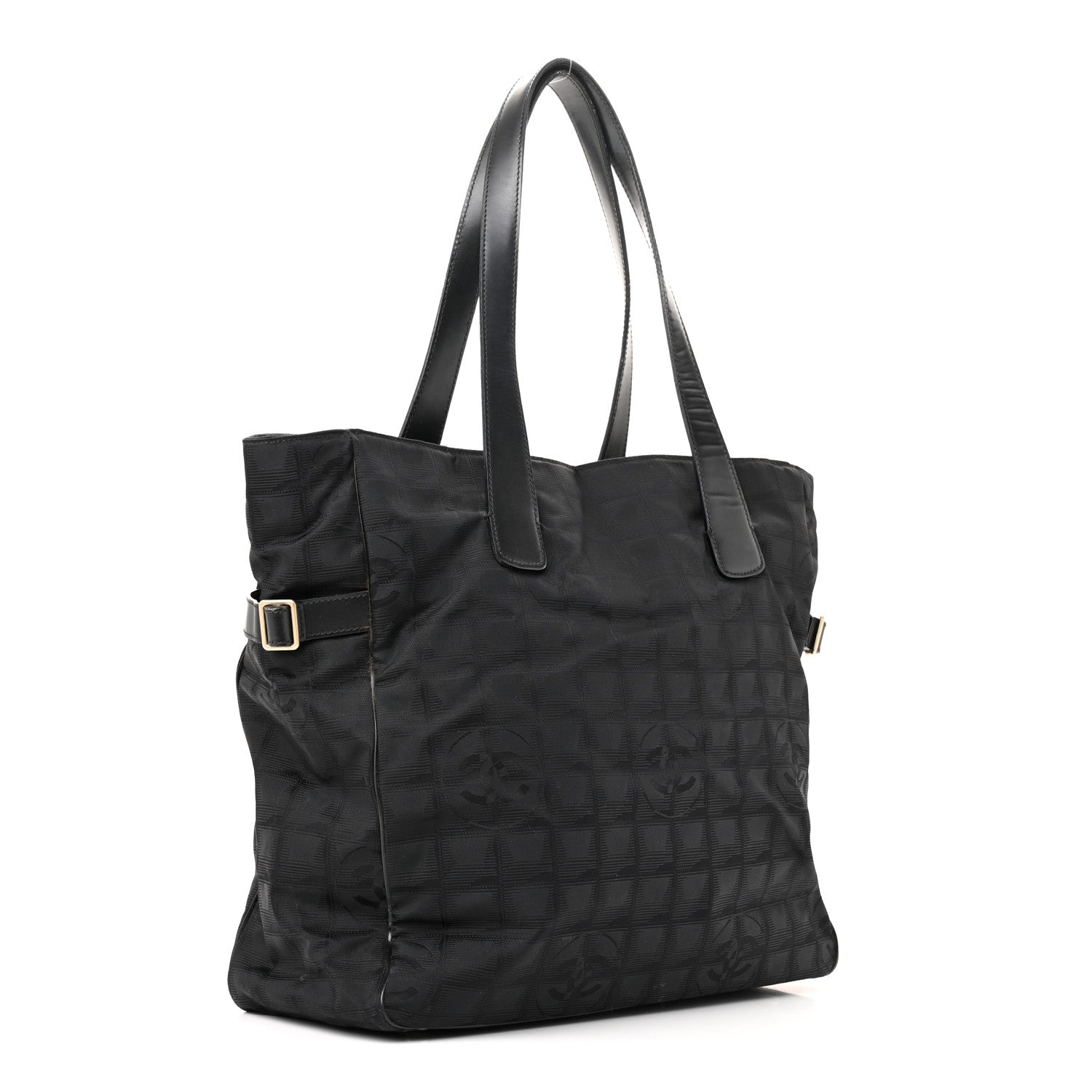 Chanel Nylon Large Travel Tote Black 3 of 14