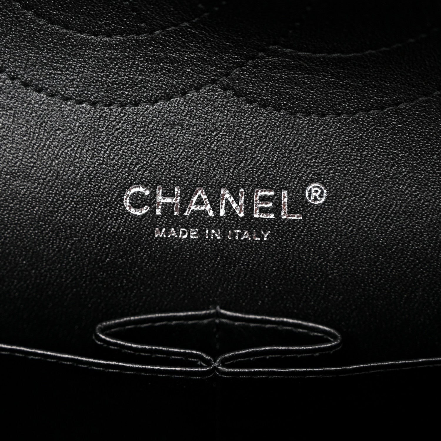 Chanel Striated Patent Quilted Jumbo Double Flap Black 6 of 10
