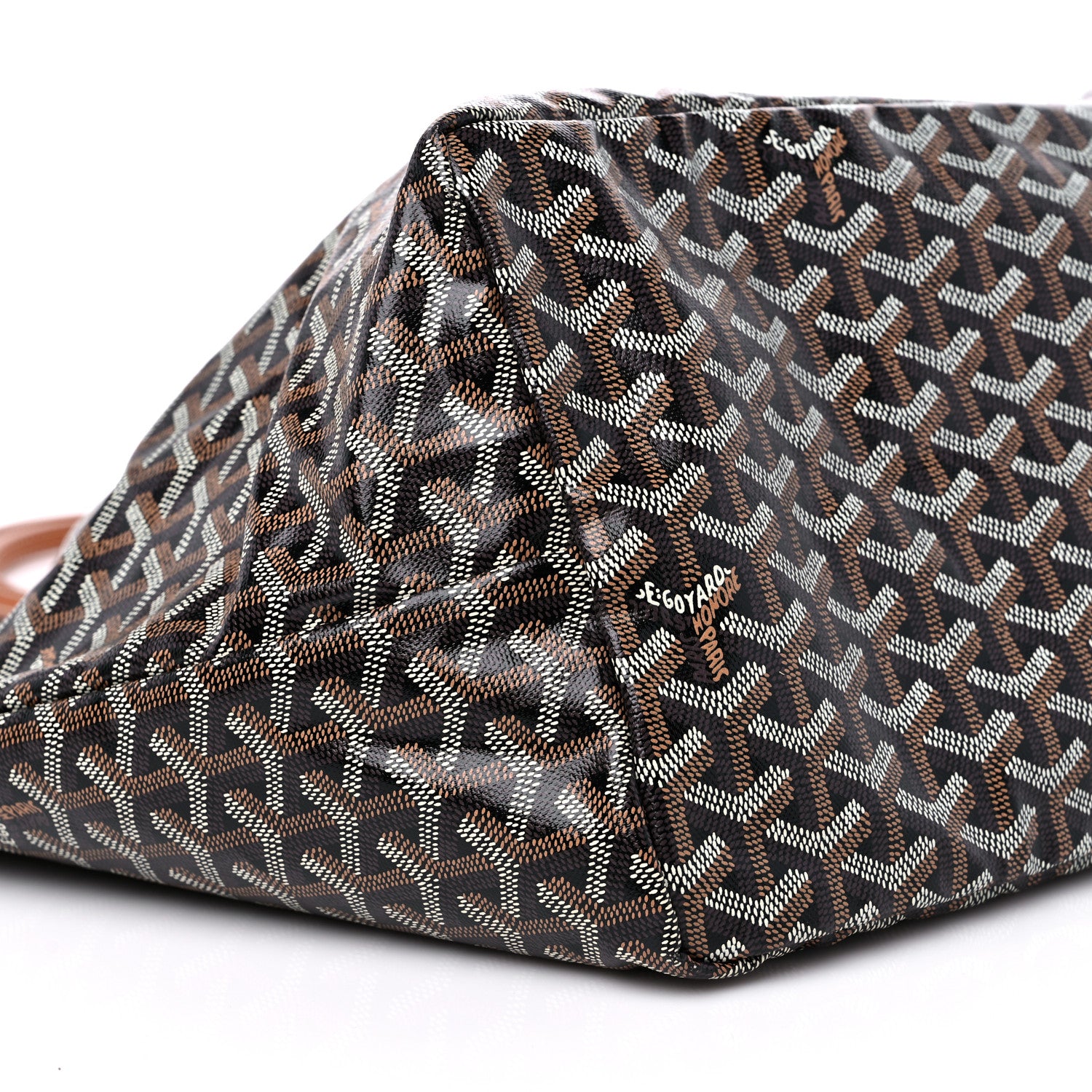 Goyard Goyardine Saint Louis GM Black Gold 8 of 9