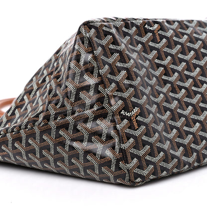 Goyard Goyardine Saint Louis GM Black Gold 8 of 9