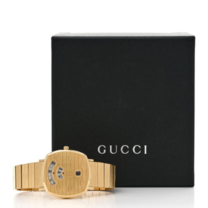 Gucci Stainless Steel 38mm Grip Quartz Watch Gold 5 of 5