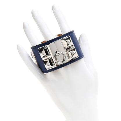 Hermes Swift Collier De Chien CDC Bracelet S Bleu Saphir 2 of 6