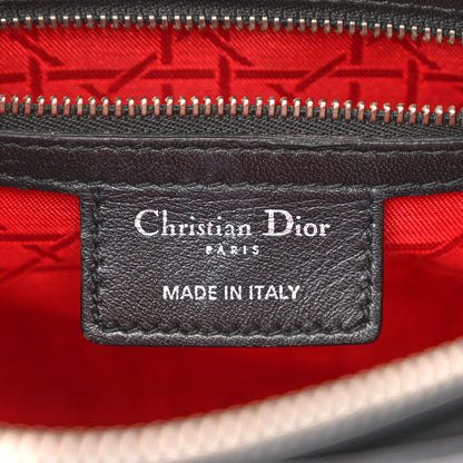 Christian Dior Lambskin Cannage Medium Lady Dior Black 6 of 14
