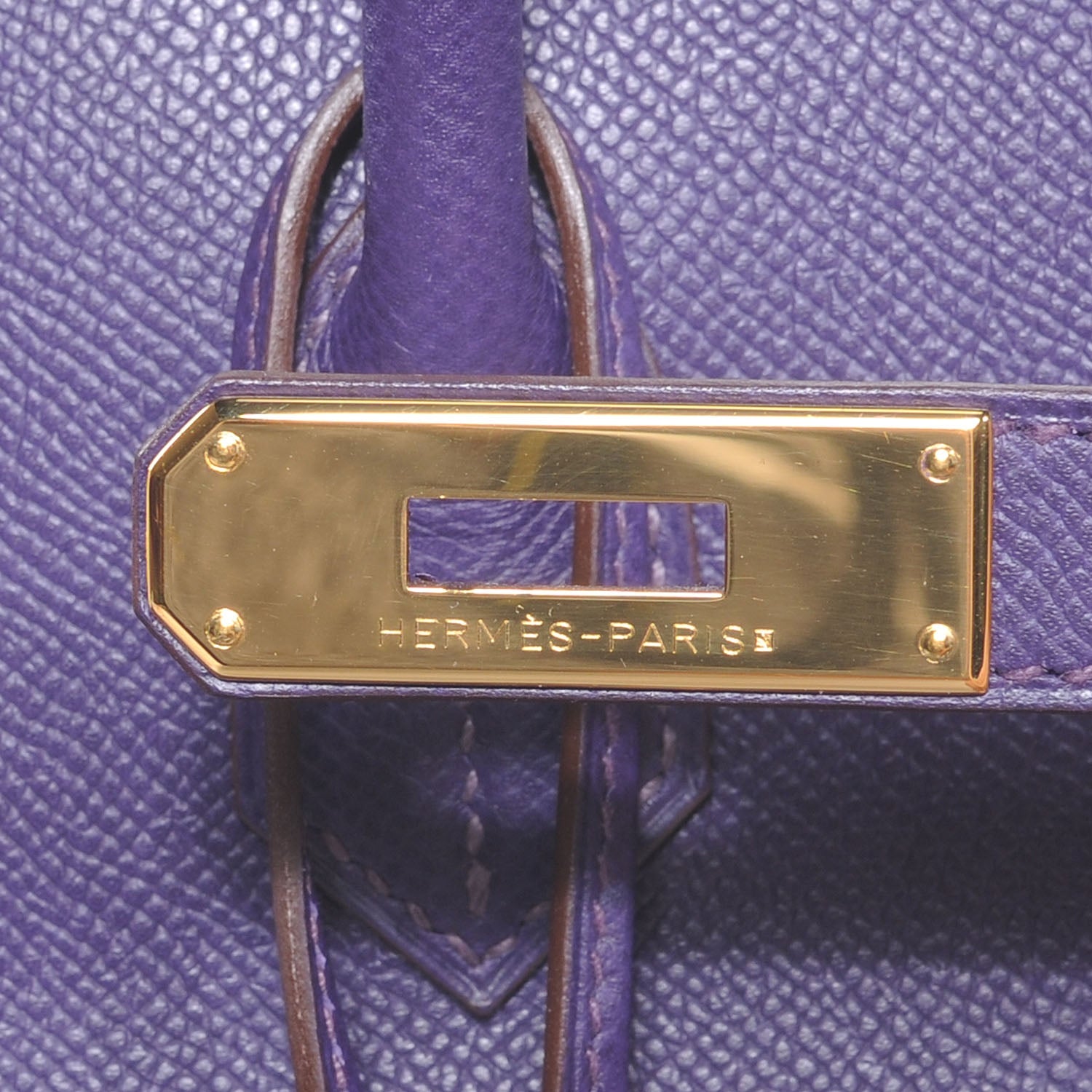 Hermes Epsom Birkin 40 Iris 6 of 9