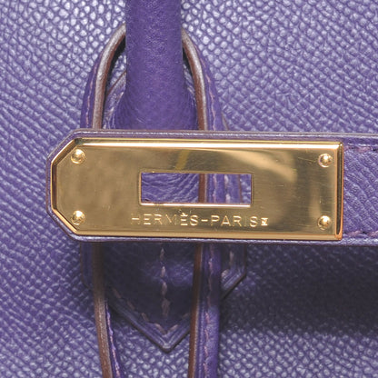 Hermes Epsom Birkin 40 Iris 6 of 9