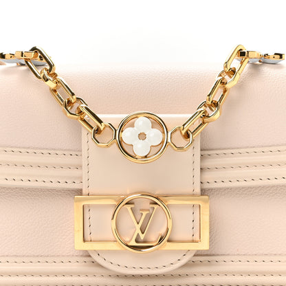 Louis Vuitton Grained Calfskin Dauphine East West Beige 7 of 10