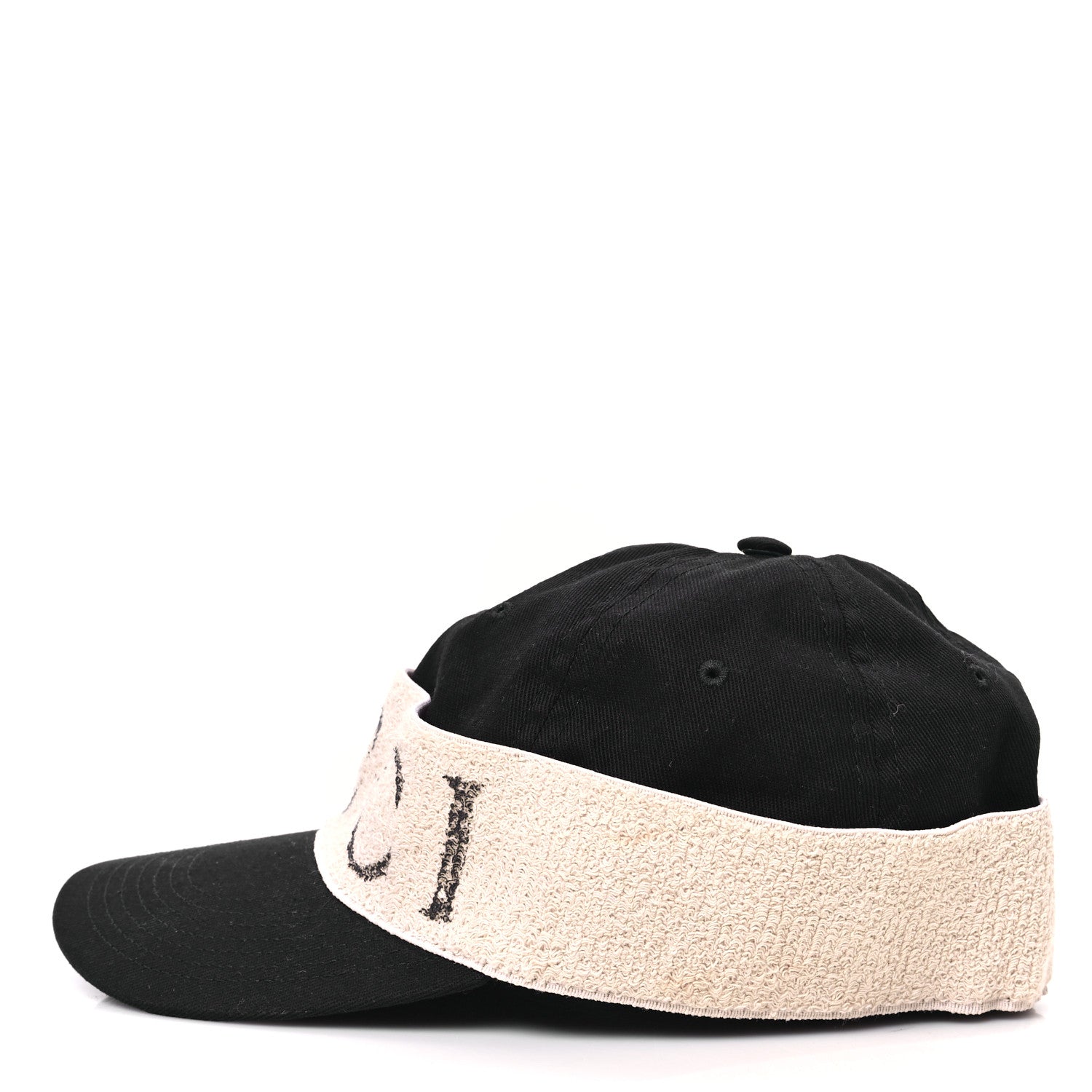 Gucci Gabardine Gucci Headband Baseball Hat M Black 4 of 10