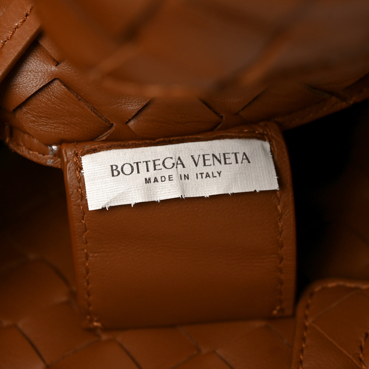 Bottega Veneta Nappa Intrecciato Medium Campana Shoulder Bag Tannin 7 of 11