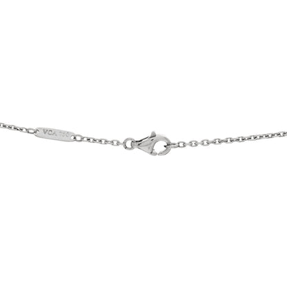 Van Cleef & Arpels 18K White Gold Grey Mother of Pearl Diamond Butterfly Pendant Necklace 3 of 3