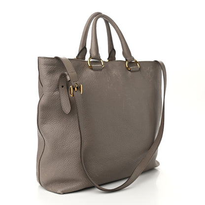 Prada Vitello Daino Tote Argilla 3 of 11