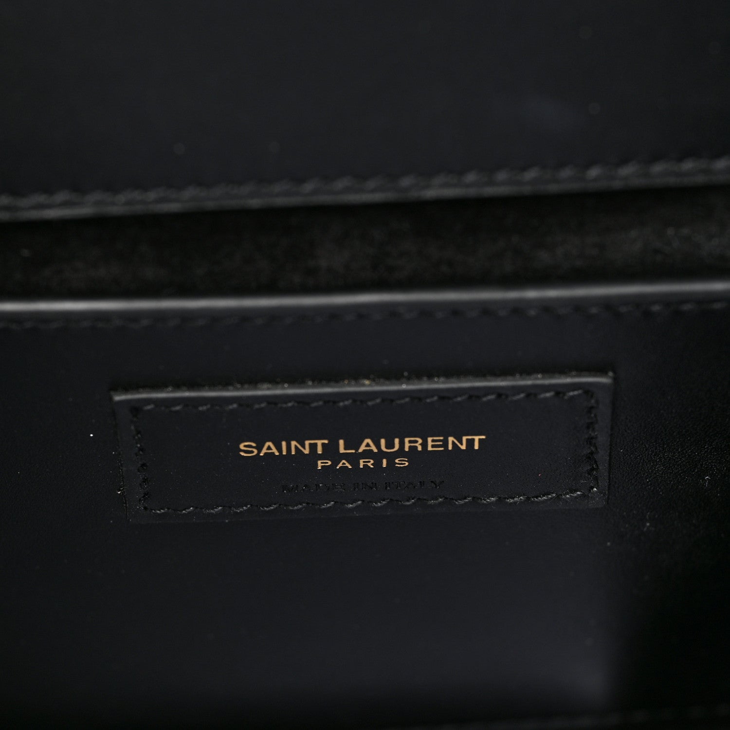 Saint Laurent Smooth Calfskin Medium Classic Monogram Kate Tassel Satchel Black 6 of 9