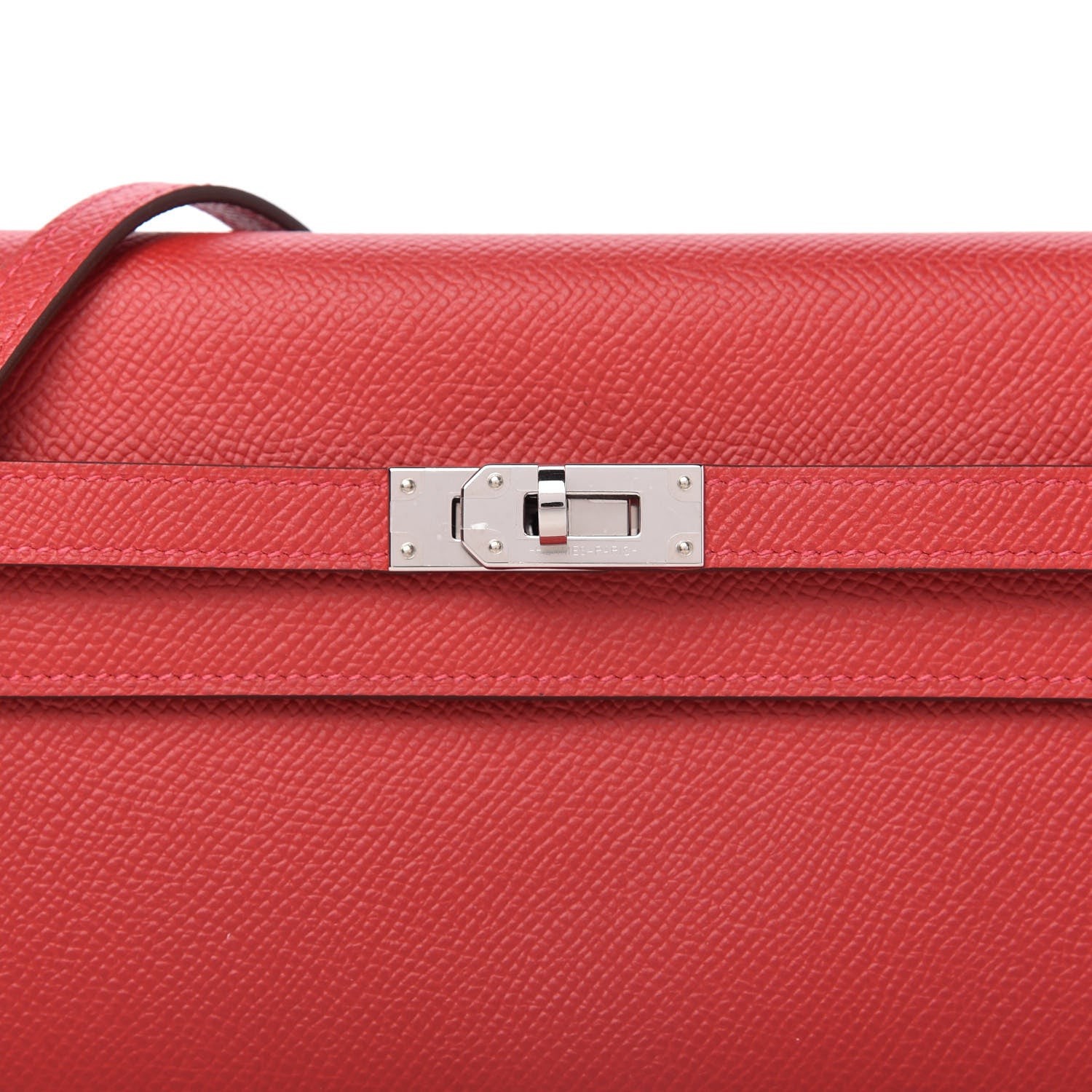 Hermes Epsom Kelly Wallet To Go Rouge Casaque 10 of 11
