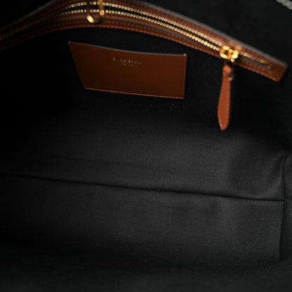 Burberry E-Canvas Check Medium Soft TB Tote Dark Birch Brown 5 of 9
