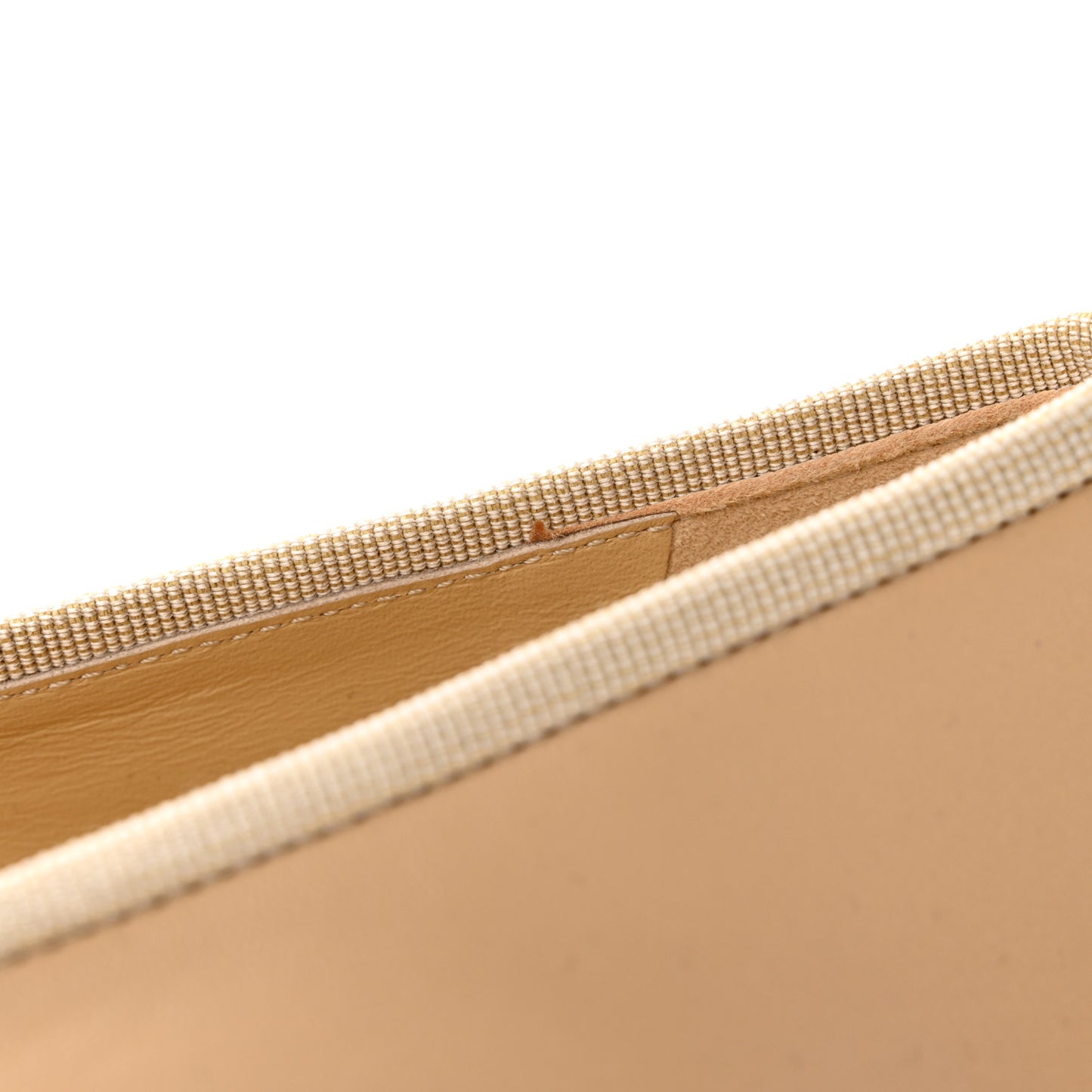 Lambskin Cap Toe CC Ballerina Flats 37 Beige Black