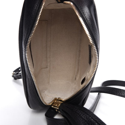 Gucci Pebbled Calfskin Small Soho Disco Bag Black 5 of 9
