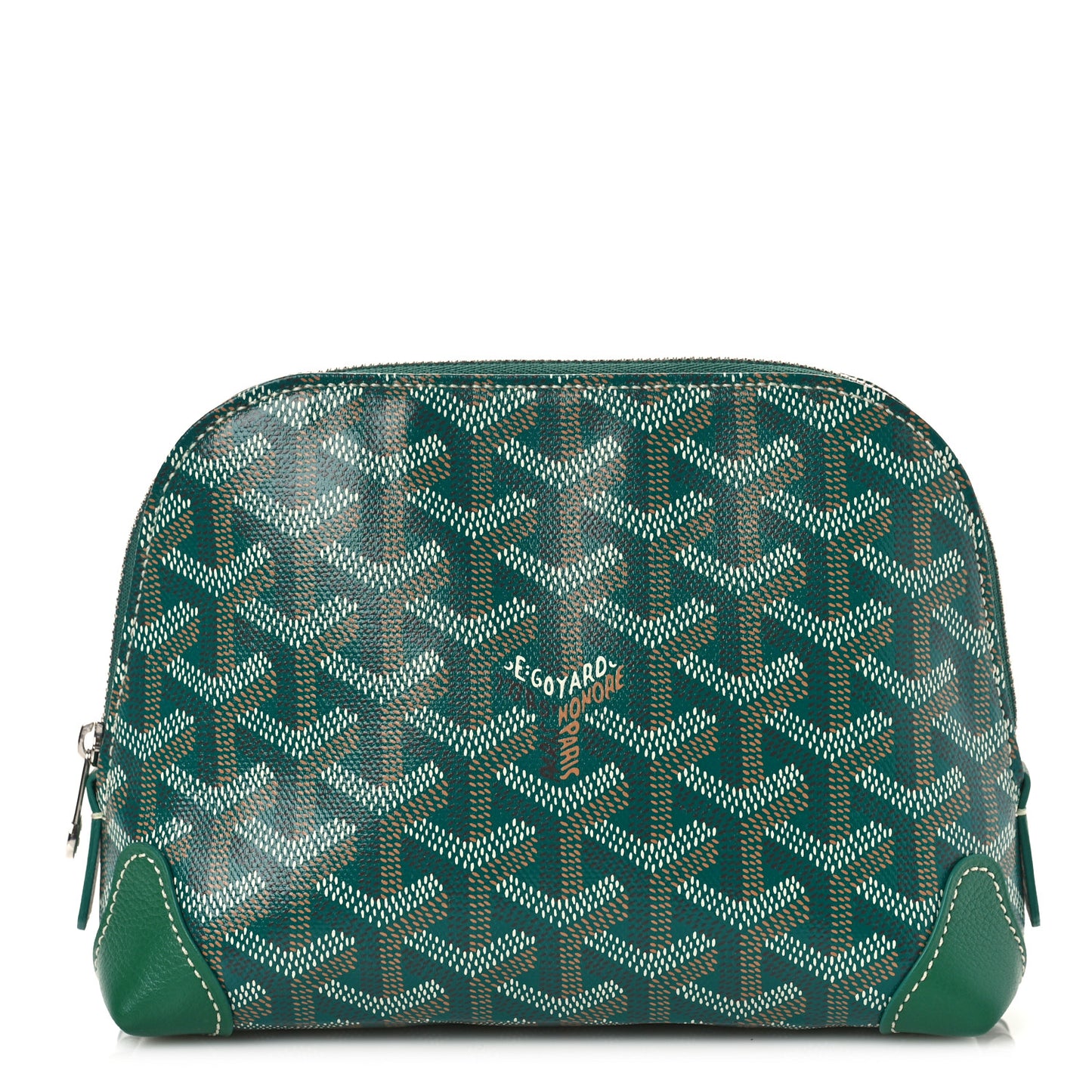 Goyardine Vendome Toiletry Pouch Green