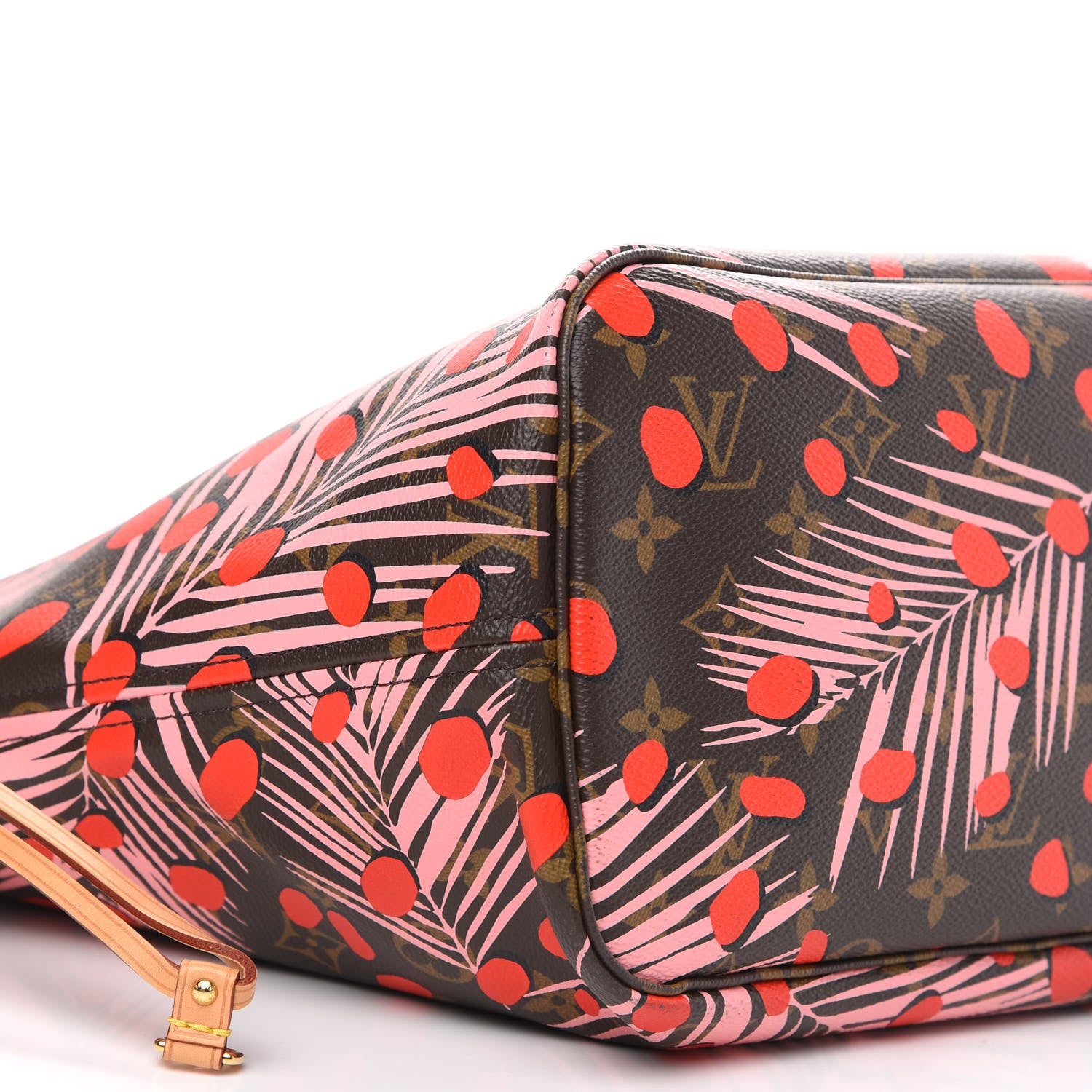 Louis Vuitton Monogram Jungle Dots Neo Neverfull MM Sugar Pink Poppy 7 of 14