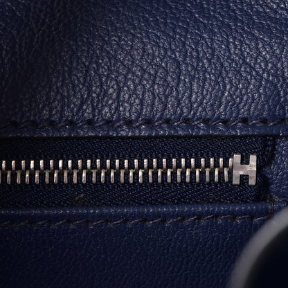 Hermes Taurillon Clemence Birkin 35 Bleu Brighton 20 of 34