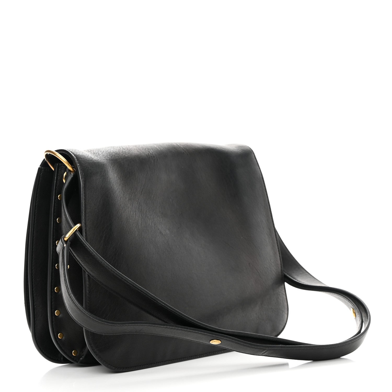 Saint Laurent Lambskin Amalia Flap Shoulder Bag Black 3 of 18