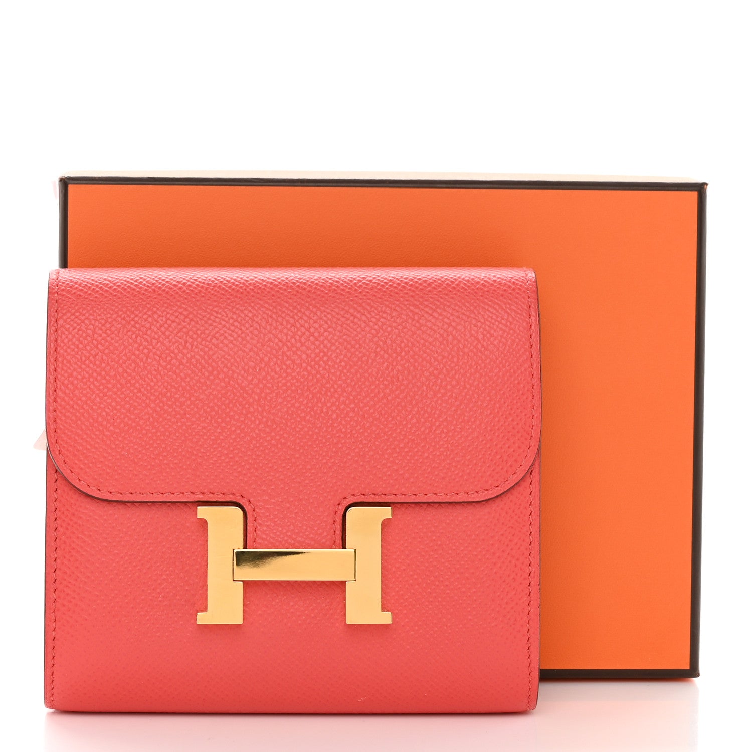 Hermes Epsom Constance Short Wallet Rose Jaipur 8 of 8