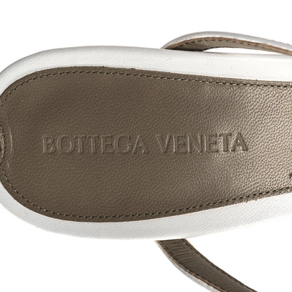 Bottega Veneta Lambskin Stretch Multi Strap 90mm Sandals 39.5 Optic White 7 of 7
