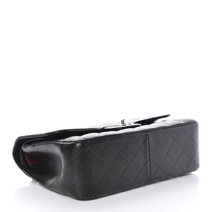 Chanel Caviar Quilted Jumbo Double Flap Black 4 of 12