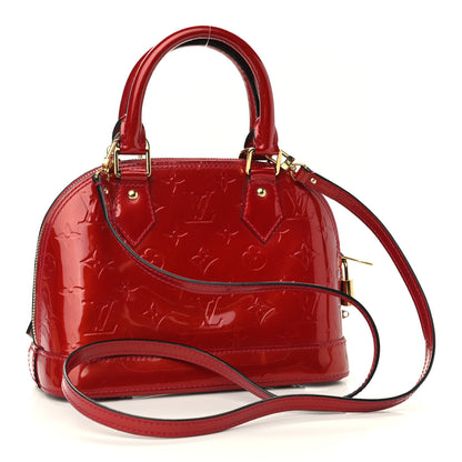 Louis Vuitton Vernis Alma BB Pomme D'Amour 2 of 7