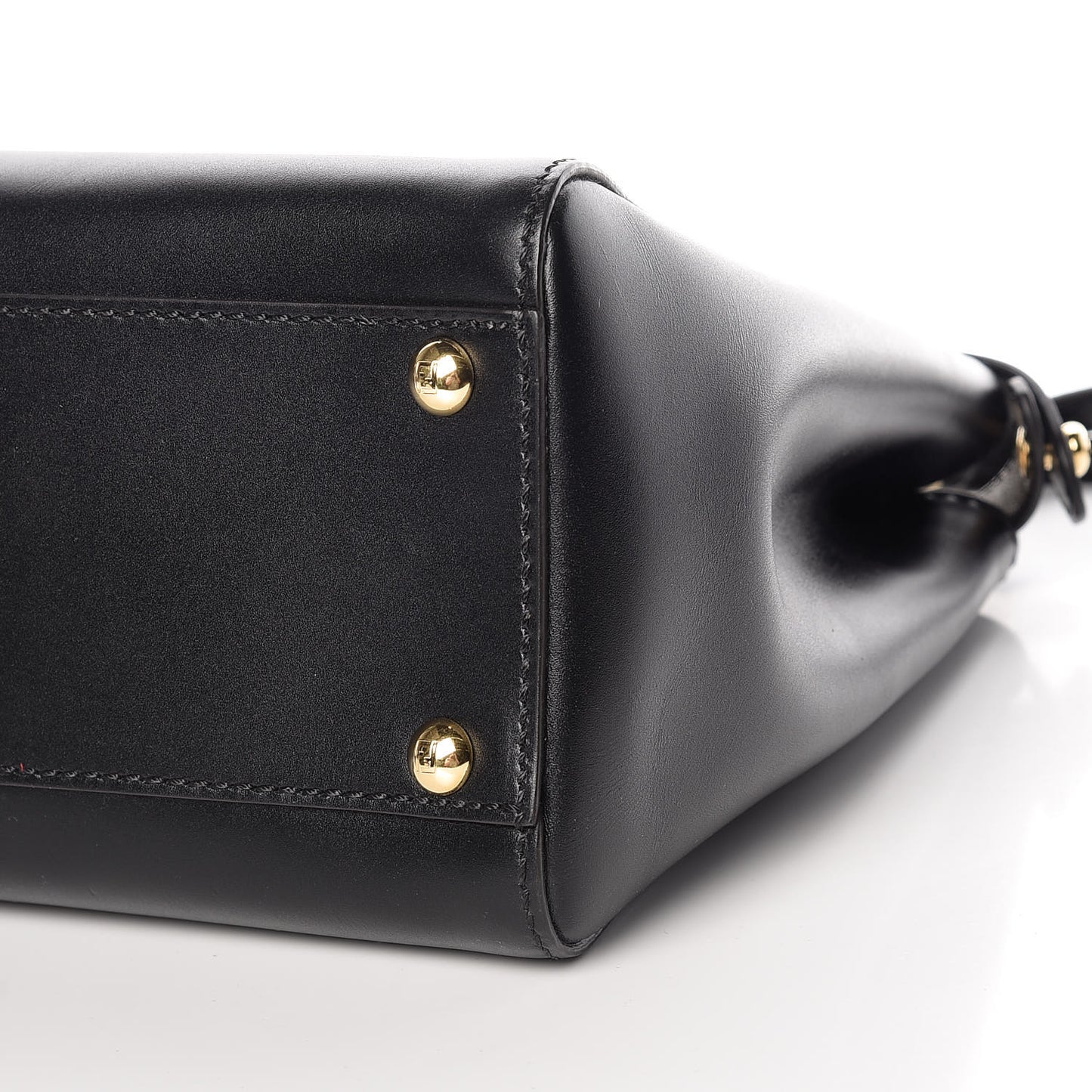 Vitello Morgan Fabric Jacquard Pequin Medium Peekaboo Iconic Satchel Black Tobacco