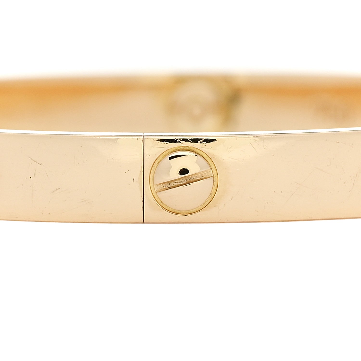 Cartier 18K Yellow Gold LOVE Bracelet 17 3 of 8