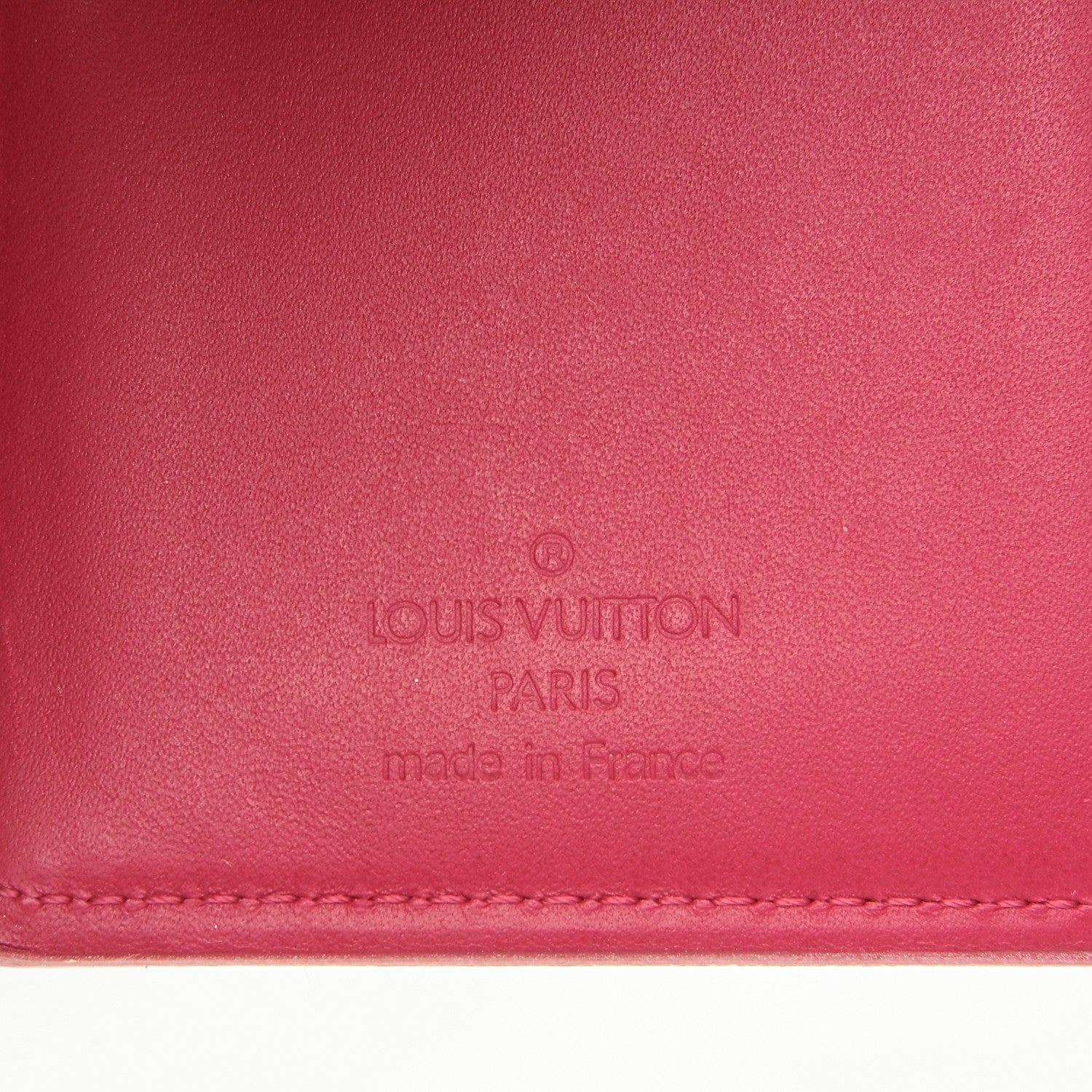 Louis Vuitton Vernis French Purse Wallet Rose Pop 7 of 8