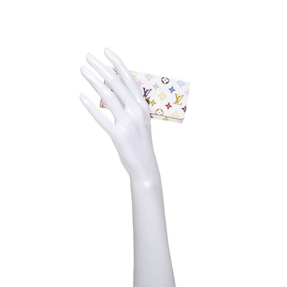 Louis Vuitton Monogram Multicolor Multicles 4 Key Holder White Litchi 2 of 8