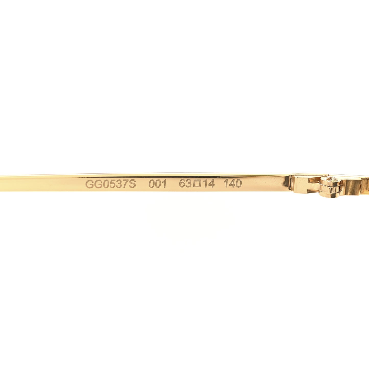 Metal Cat Eye Sunglasses GG0537S Gold