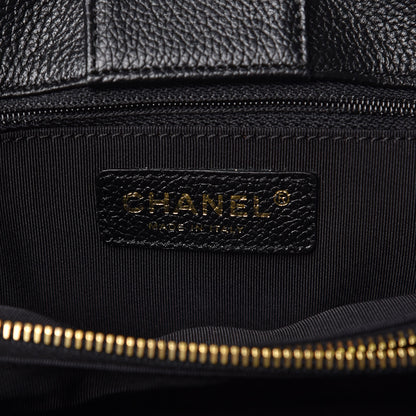 Chanel Calfskin Cerf Shopper Tote Black 8 of 11