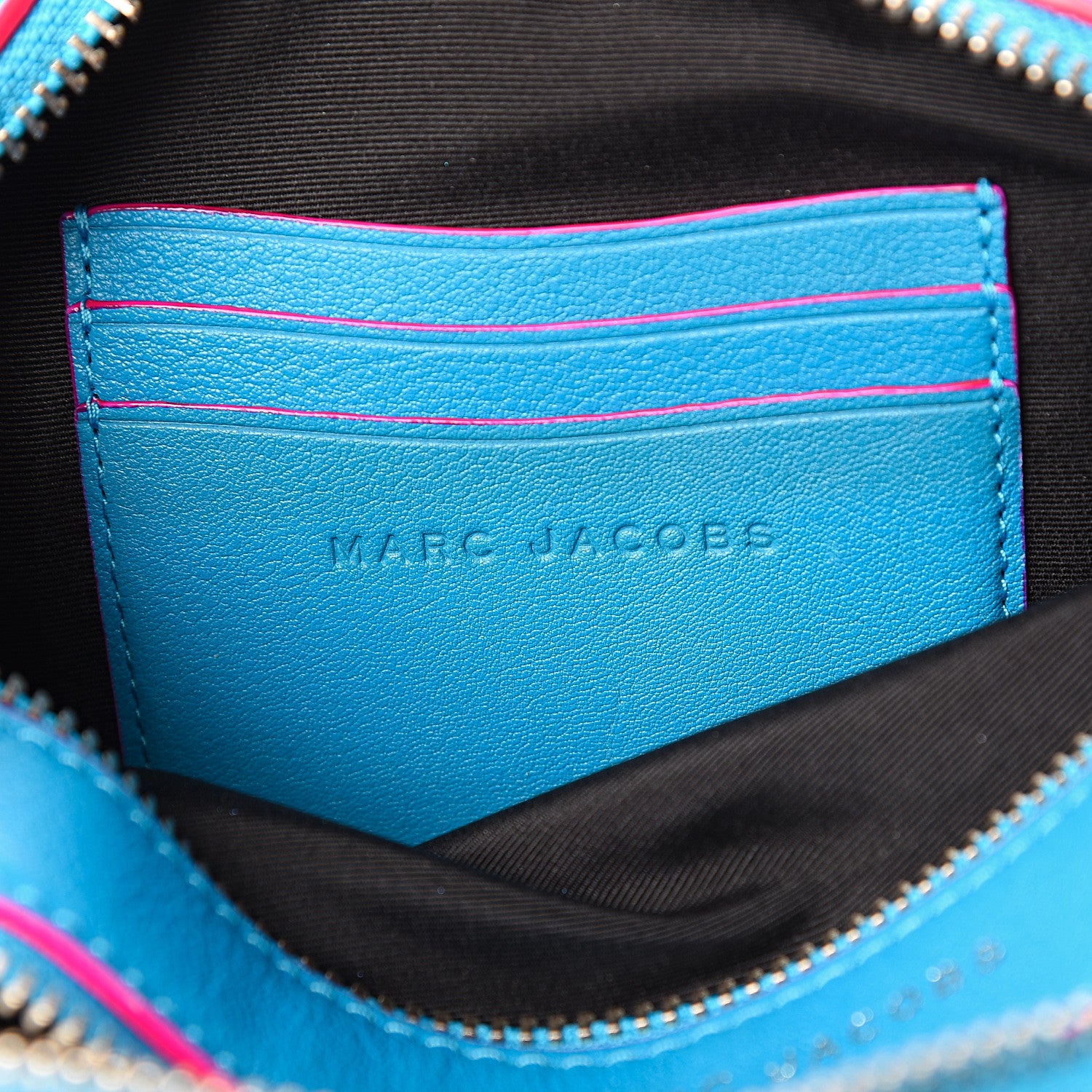 Marc Jacobs Calfskin The Softshot 21 Bright Blue 5 of 10