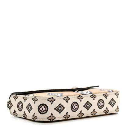 Louis Vuitton Monogram Wild At Heart Felicie Strap & Go Arizona Creme 4 of 10
