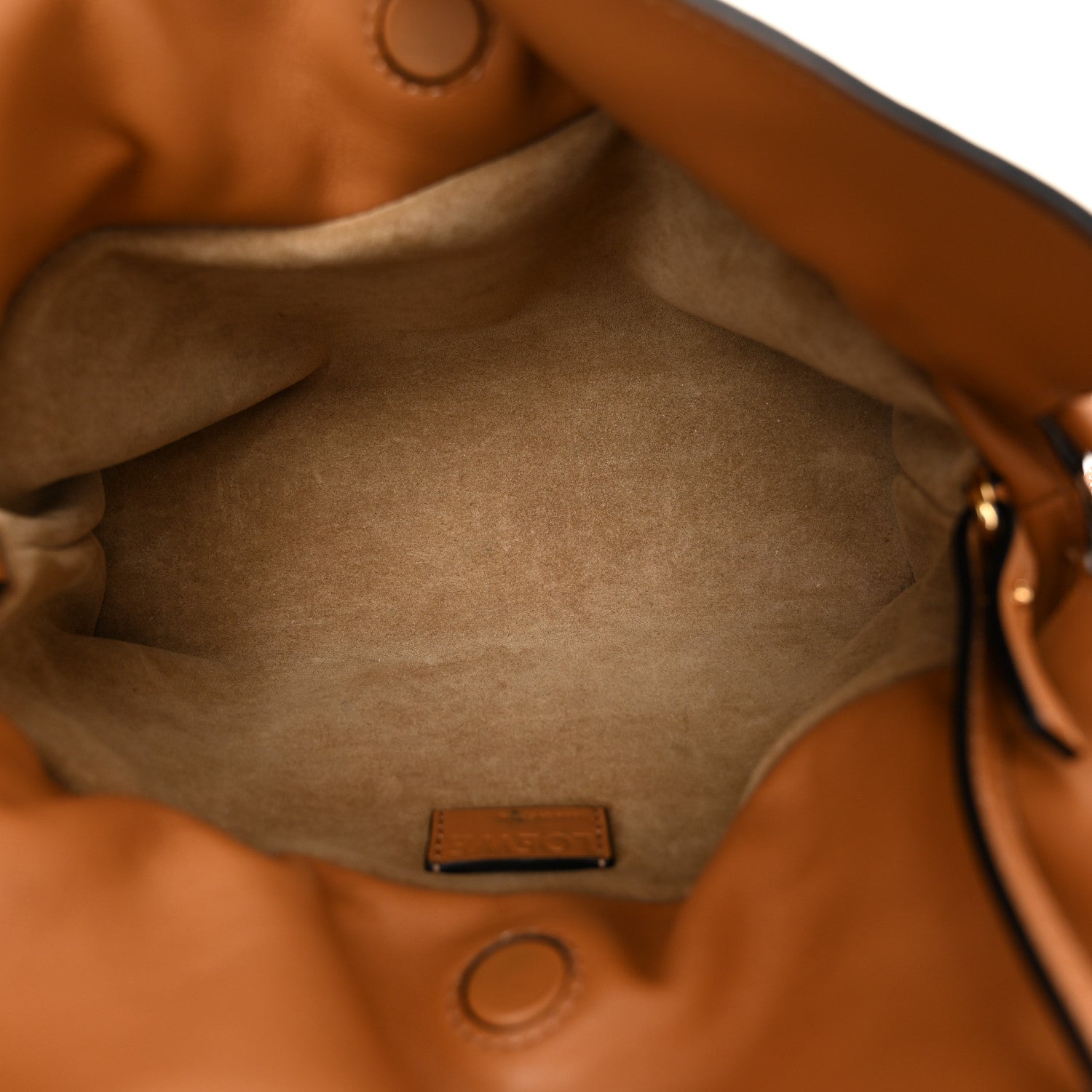 Loewe Calfskin Mini Flamenco Knot Clutch Warm Desert 5 of 9