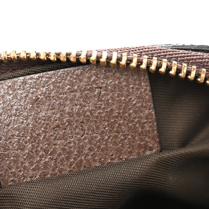 Gucci GG Supreme Monogram Web Ophidia Dome Key Pouch Beige New Acero 7 of 10