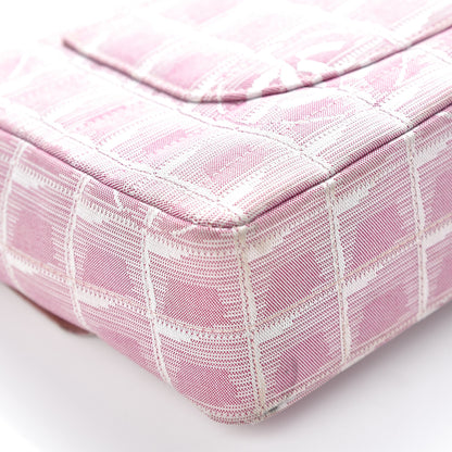 Chanel Nylon Medium Travel Flap Pink 14 of 17