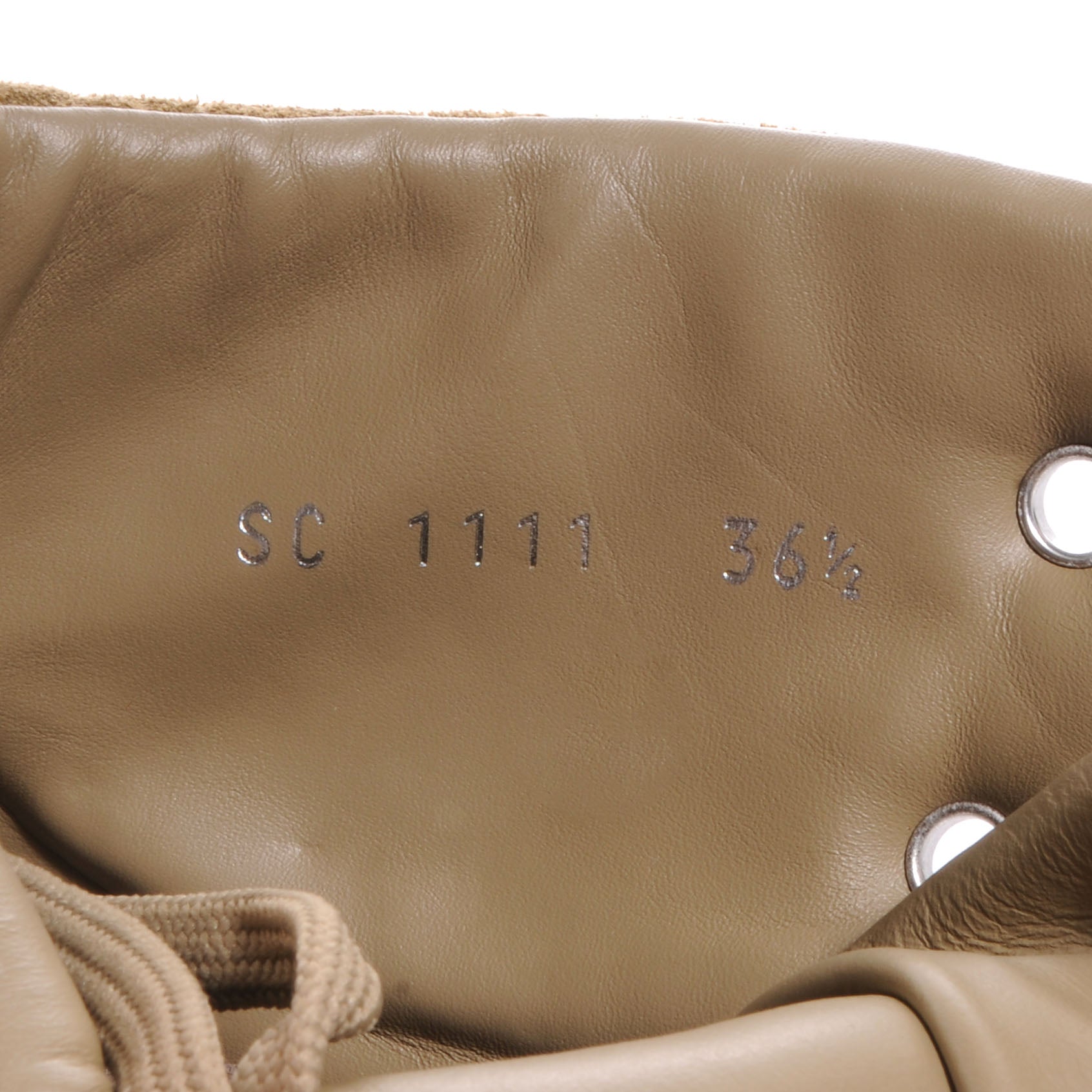 Louis Vuitton Suede Batignolles Wedges 36.5 Beige 6 of 6