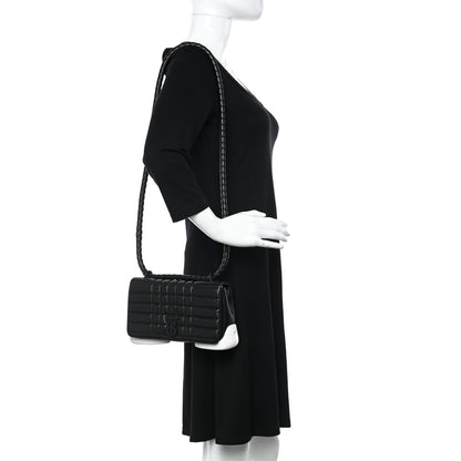 Burberry Lambskin Quilted Small Lola Hoof Bag Black 2 of 10